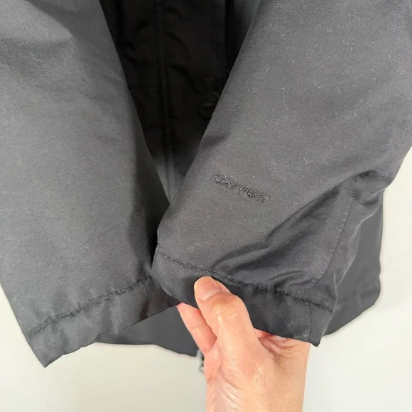 The North Face Mauna Kea Goose Down Jacket Women’s Size Small Black Hooded Parka - Picture 5 of 16